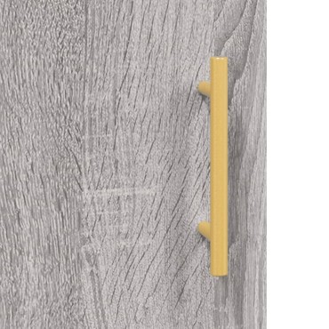 vidaXL Ντουλάπι Γκρι Sonoma 34,5x34x90cm από Επεξεργασμένο Ξύλο 1 τεμ.