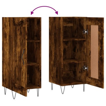 vidaXL Ντουλάπι Καπνιστή Δρυς 34,5x34x90cm Επεξεργασμένο Ξύλο 1 τεμ.