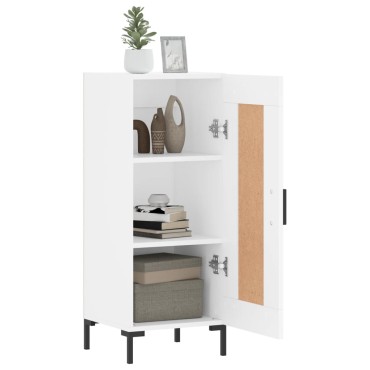 vidaXL Ντουλάπι Λευκό 34,5x34x90cm από Επεξεργασμένο Ξύλο 1 τεμ.