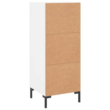 vidaXL Ντουλάπι Λευκό 34,5x34x90cm από Επεξεργασμένο Ξύλο 1 τεμ.