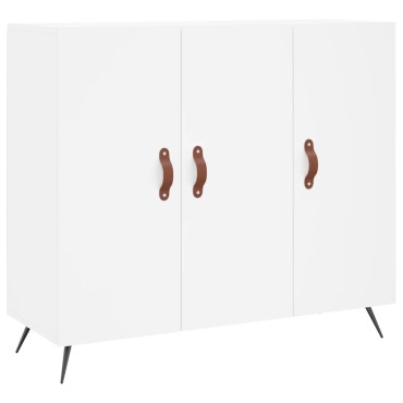 vidaXL Μπουφές Λευκός 90x34x80cm από Επεξεργασμένο Ξύλο 1 τεμ.