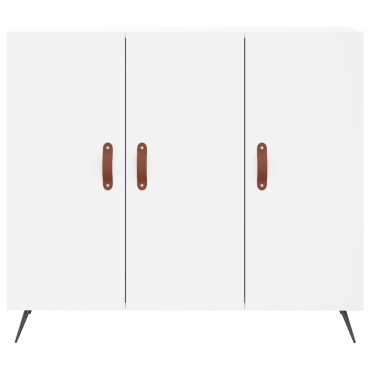 vidaXL Μπουφές Λευκός 90x34x80cm από Επεξεργασμένο Ξύλο 1 τεμ.