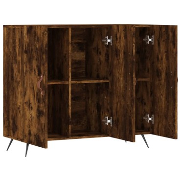 vidaXL Ντουλάπι Καπνιστή Δρυς 90x34x80cm Επεξεργασμένο Ξύλο 1 τεμ.