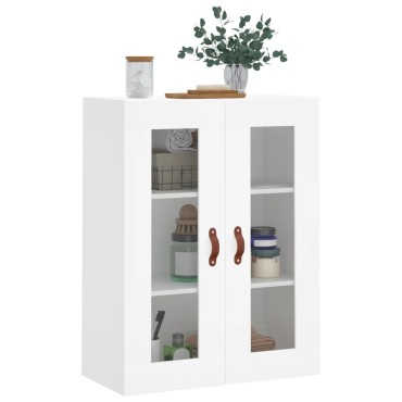 vidaXL Ντουλάπι Τοίχου Λευκό 69,5x34x90cm 1 τεμ.