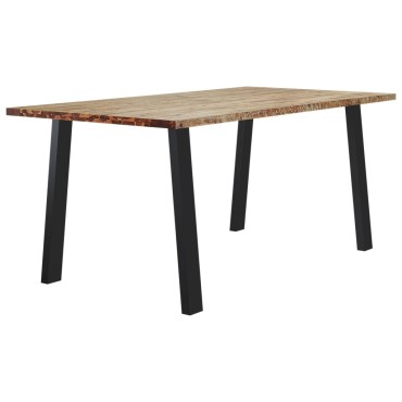 vidaXL Τραπεζαρία 150x90x75cm από Μασίφ Ξύλο Ακακίας 1 τεμ.