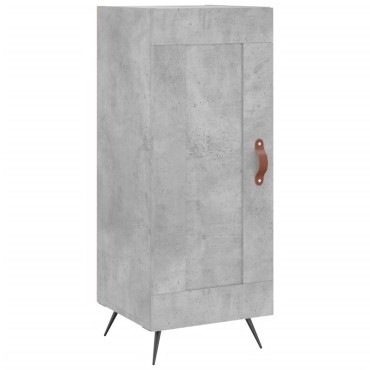 vidaXL Ντουλάπι Γκρι Σκυροδέματος 34,5x34x90cm Επεξεργασμένο Ξύλο 1 τεμ.
