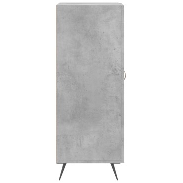 vidaXL Ντουλάπι Γκρι Σκυροδέματος 34,5x34x90cm Επεξεργασμένο Ξύλο 1 τεμ.