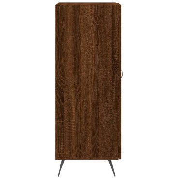 vidaXL Ντουλάπι Καφέ Δρυς 34,5x34x90cm Επεξεργασμένο Ξύλο 1 τεμ.