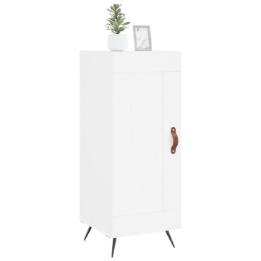 vidaXL Ντουλάπι Λευκό 34,5x34x90cm από Επεξεργασμένο Ξύλο 1 τεμ.