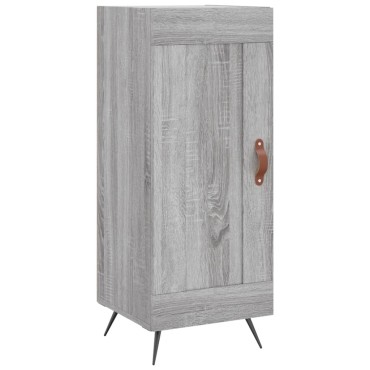 vidaXL Ντουλάπι Γκρι Sonoma 34,5x34x90cm από Επεξεργασμένο Ξύλο 1 τεμ.