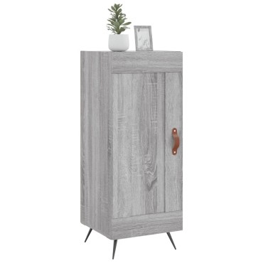 vidaXL Ντουλάπι Γκρι Sonoma 34,5x34x90cm από Επεξεργασμένο Ξύλο 1 τεμ.