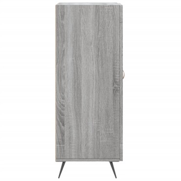 vidaXL Ντουλάπι Γκρι Sonoma 34,5x34x90cm από Επεξεργασμένο Ξύλο 1 τεμ.