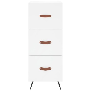vidaXL Ντουλάπι Λευκό 34,5x34x180cm από Επεξεργασμένο Ξύλο 1 τεμ.