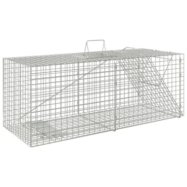 vidaXL Παγίδα Ζώων 64,5 x 25 x 26,5 εκ. από Γαλβανισμένο Χάλυβα