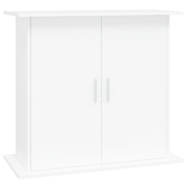 vidaXL Βάση Ενυδρείου Λευκή 81 x 36 x 73 εκ. από Επεξεργασμένο Ξύλο