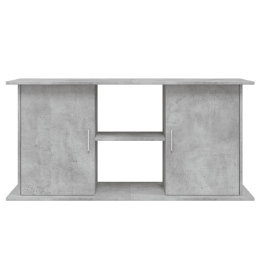 vidaXL Βάση Ενυδρείου Γκρι Σκυροδ. 121x41x58 εκ. Επεξεργασμένο Ξύλο