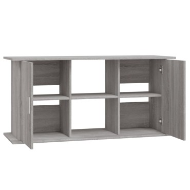 vidaXL Βάση Ενυδρείου Γκρι Sonoma 121x41x58 εκ. από Επεξεργασμένο Ξύλο