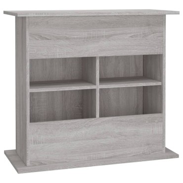 vidaXL Βάση Ενυδρείου Γκρι Sonoma 81x36x73 εκ. από Επεξεργασμένο Ξύλο