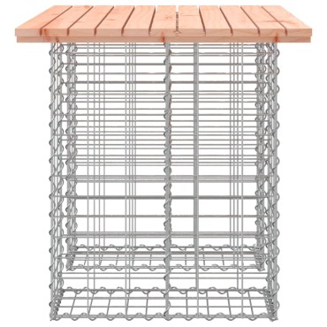 vidaXL Πάγκος Κήπου Συρματοκιβώτιο 100x70x72cm Μασίφ Ψευδοτσούγκα 1 τεμ.