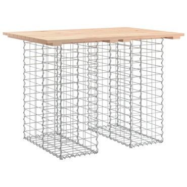 vidaXL Παγκάκι Κήπου Συρματοκιβώτιο 100x70x72cm από Μασίφ Ξύλο Πεύκου 1 τεμ.