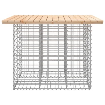 vidaXL Παγκάκι Κήπου Συρματοκιβώτιο 100x102x72cm Μασίφ Ξύλο Πεύκου 1 τεμ.