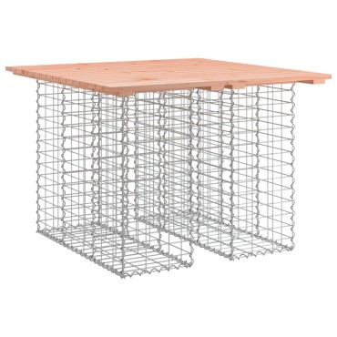 vidaXL Πάγκος Κήπου Συρματοκιβώτιο 100x102x72cm Μασίφ Ψευδοτσούγκα 1 τεμ.