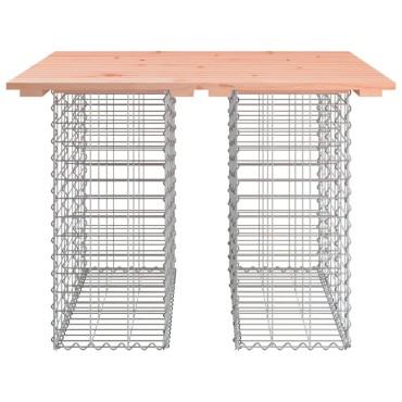 vidaXL Πάγκος Κήπου Συρματοκιβώτιο 100x102x72cm Μασίφ Ψευδοτσούγκα 1 τεμ.