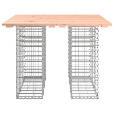 vidaXL Πάγκος Κήπου Συρματοκιβώτιο 100x102x72cm Μασίφ Ψευδοτσούγκα 1 τεμ.