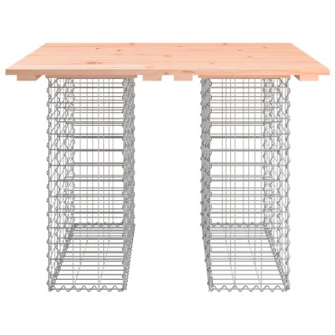 vidaXL Πάγκος Κήπου Συρματοκιβώτιο 100x102x72cm Μασίφ Ψευδοτσούγκα 1 τεμ.