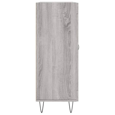vidaXL Ντουλάπι Γκρι Sonoma 69,5x34x90cm από Επεξεργασμένο Ξύλο 1 τεμ.