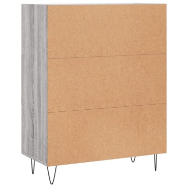 vidaXL Ντουλάπι Γκρι Sonoma 69,5x34x90cm από Επεξεργασμένο Ξύλο 1 τεμ.