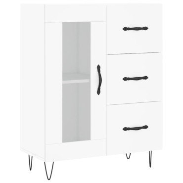 vidaXL Ντουλάπι Λευκό 69,5x34x90cm από Επεξεργασμένο Ξύλο 1 τεμ.