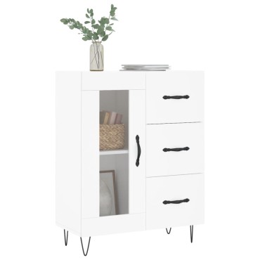 vidaXL Ντουλάπι Λευκό 69,5x34x90cm από Επεξεργασμένο Ξύλο 1 τεμ.