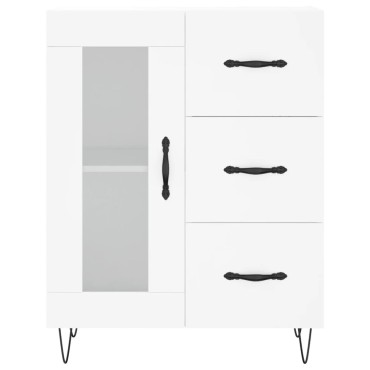 vidaXL Ντουλάπι Λευκό 69,5x34x90cm από Επεξεργασμένο Ξύλο 1 τεμ.