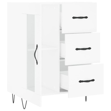 vidaXL Ντουλάπι Λευκό 69,5x34x90cm από Επεξεργασμένο Ξύλο 1 τεμ.