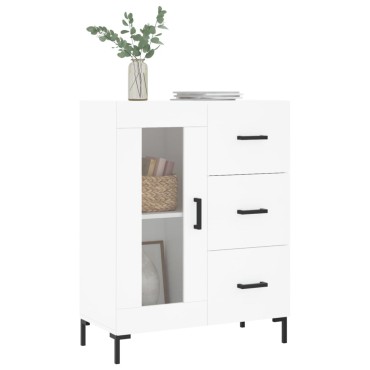 vidaXL Ντουλάπι Λευκό 69,5x34x90cm από Επεξεργασμένο Ξύλο 1 τεμ.