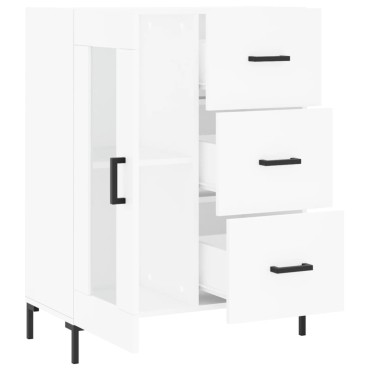 vidaXL Ντουλάπι Λευκό 69,5x34x90cm από Επεξεργασμένο Ξύλο 1 τεμ.