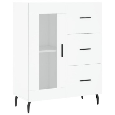 vidaXL Ντουλάπι Λευκό 69,5x34x90cm από Επεξεργασμένο Ξύλο 1 τεμ.