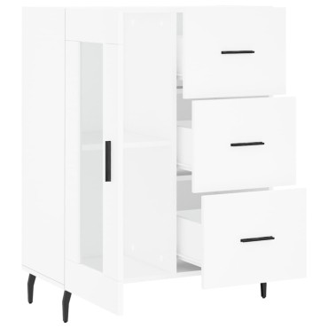 vidaXL Ντουλάπι Λευκό 69,5x34x90cm από Επεξεργασμένο Ξύλο 1 τεμ.