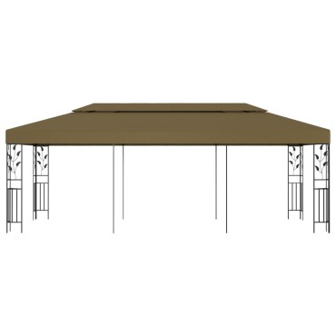 vidaXL Κιόσκι Taupe 6 x 3 μ. 180 γρ/μ²
