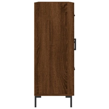 vidaXL Ντουλάπι Καφέ Δρυς 69,5x34x90cm Επεξεργασμένο Ξύλο 1 τεμ.