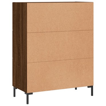 vidaXL Ντουλάπι Καφέ Δρυς 69,5x34x90cm Επεξεργασμένο Ξύλο 1 τεμ.