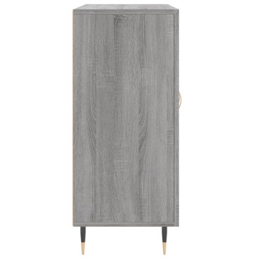 vidaXL Ντουλάπι Γκρι Sonoma 90x34x80cm από Επεξεργασμένο Ξύλο 1 τεμ.
