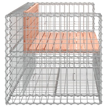 vidaXL Παγκάκι Συρματοκιβώτιο 143x71x65,5cm Μασίφ Ξύλο Ψευδοτσούγκας 1 τεμ.