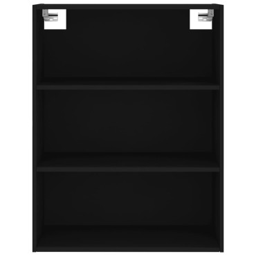 vidaXL Ντουλάπι Μαύρο 69,5x34x180cm από Επεξεργασμένο Ξύλο 1 τεμ.