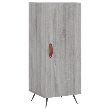 vidaXL Ντουλάπι Γκρι Sonoma 34,5x34x90cm από Επεξεργασμένο Ξύλο 1 τεμ.