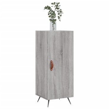 vidaXL Ντουλάπι Γκρι Sonoma 34,5x34x90cm από Επεξεργασμένο Ξύλο 1 τεμ.