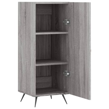 vidaXL Ντουλάπι Γκρι Sonoma 34,5x34x90cm από Επεξεργασμένο Ξύλο 1 τεμ.
