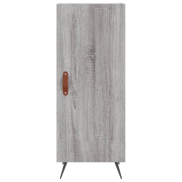 vidaXL Ντουλάπι Γκρι Sonoma 34,5x34x90cm από Επεξεργασμένο Ξύλο 1 τεμ.