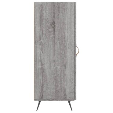 vidaXL Ντουλάπι Γκρι Sonoma 34,5x34x90cm από Επεξεργασμένο Ξύλο 1 τεμ.